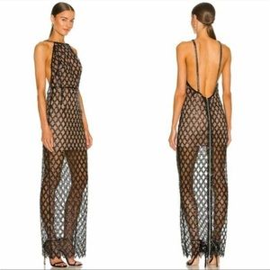 Bronx and Banco Coco Noir Halter Dress NWT